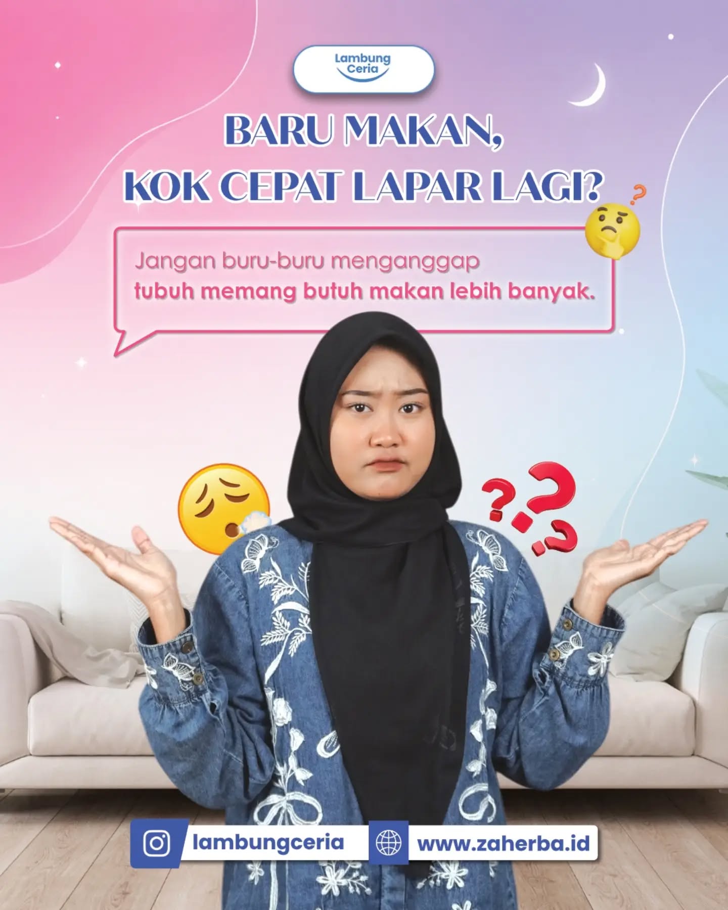 Tubuh punya banyak cara untuk memberi tahu apa yang sedang dibutuhkannya.
Kadang kita hanya perlu berhenti sejenak dan m